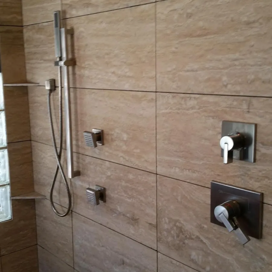 Shower fixture installation for Water Heater Replacement in Daytona Beach